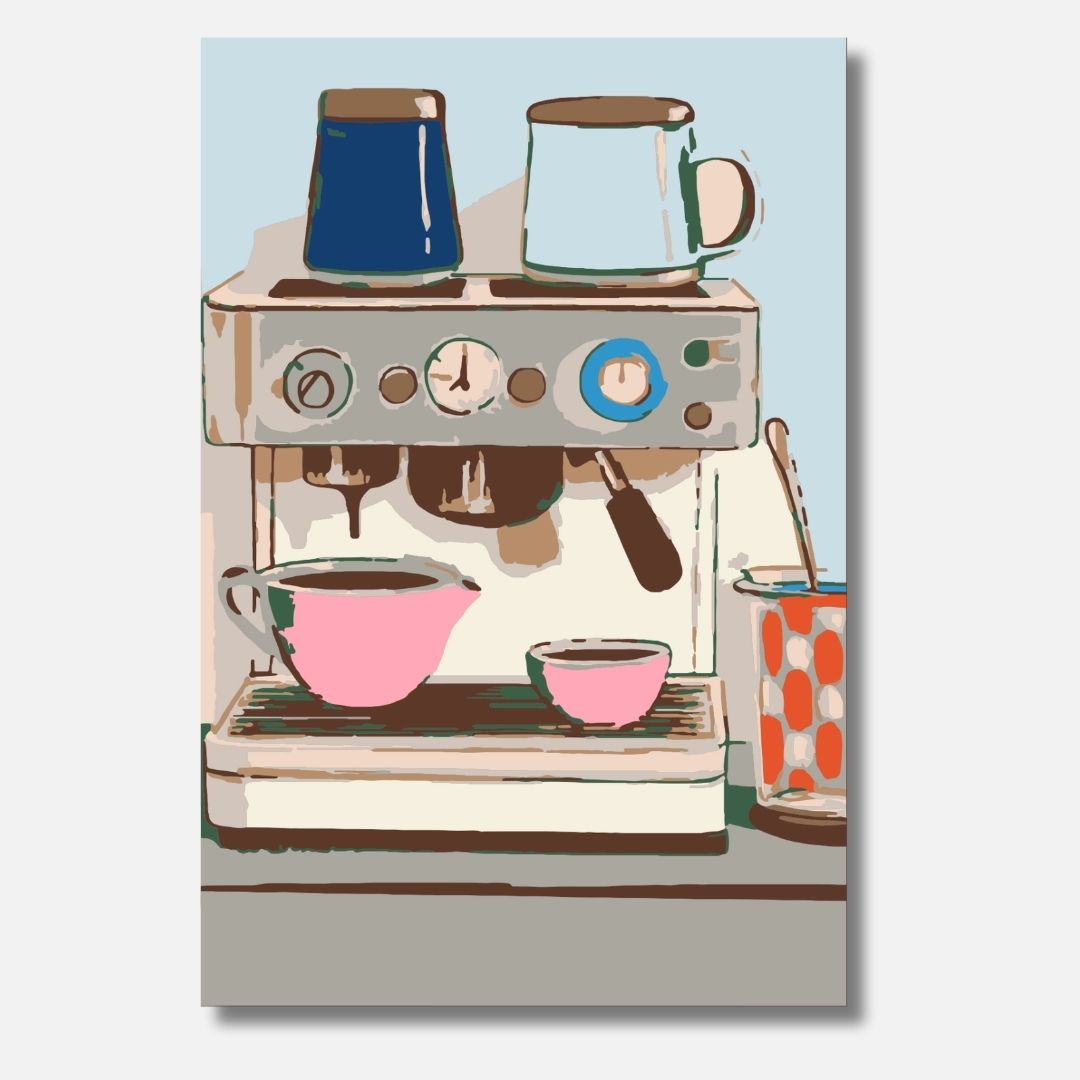 Kaffeepause - Malen nach Zahlen