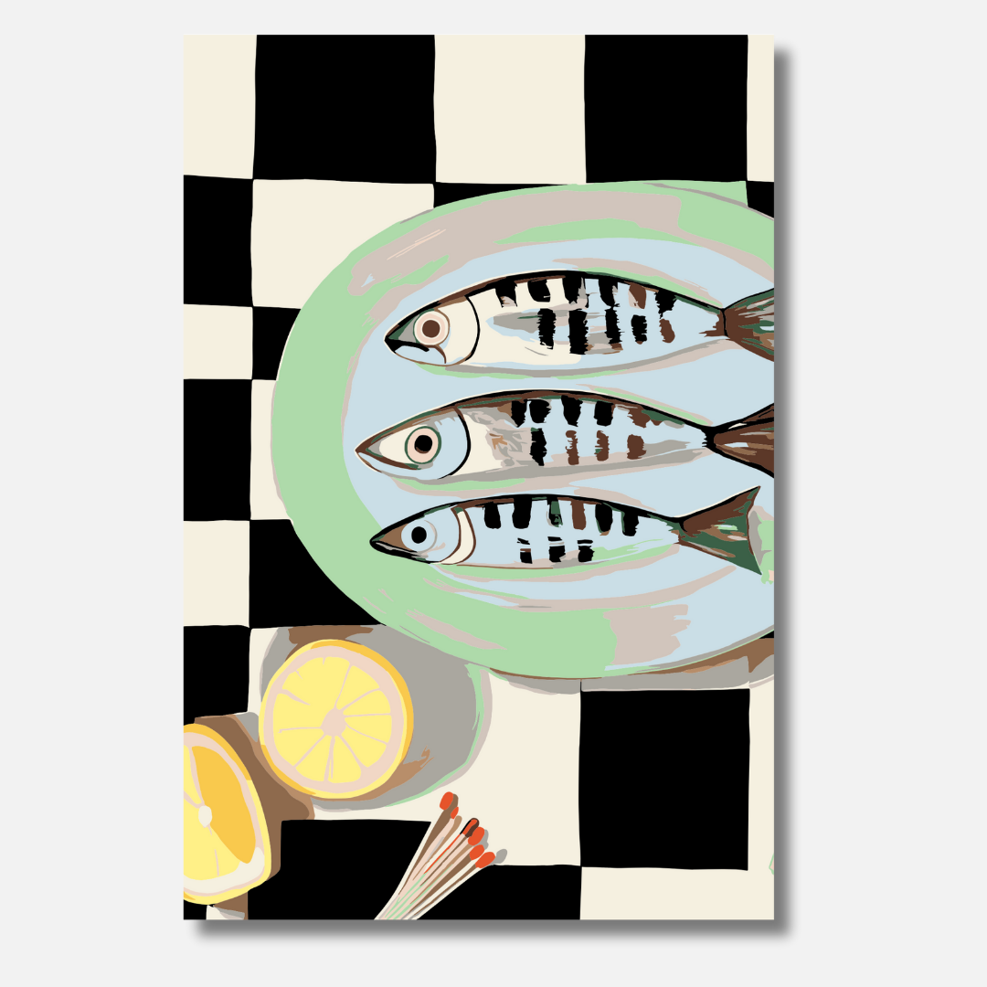 Frische Fische - Malen nach Zahlen