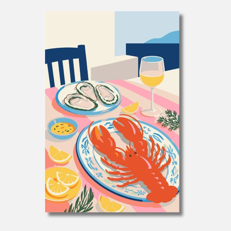 Sea Breeze Dinner - Malen nach Zahlen