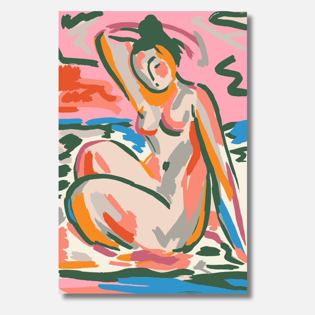 Abstract Woman  - Malen nach Zahlen