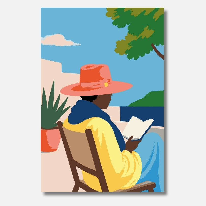 A Quiet Read - Malen nach Zahlen