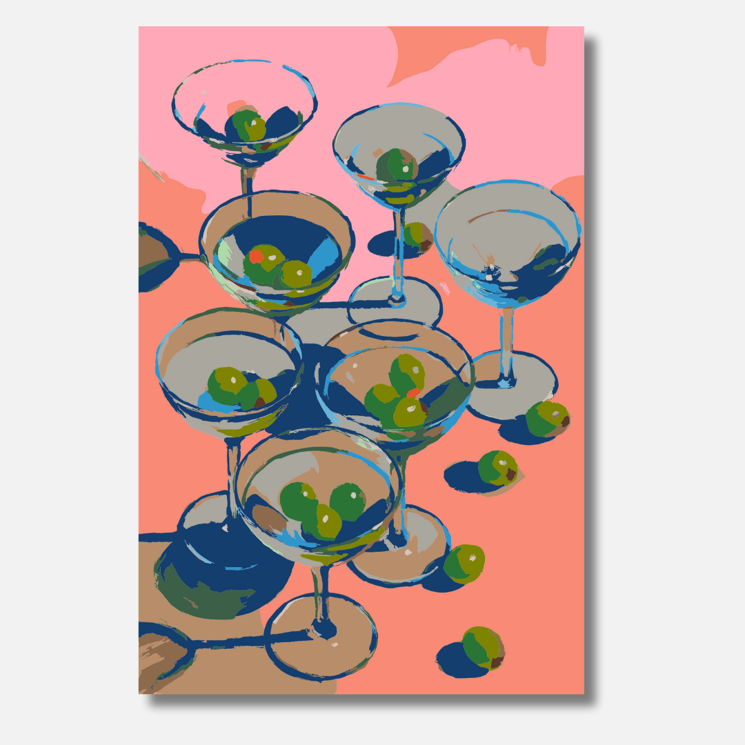 Martini Club  - Malen nach Zahlen