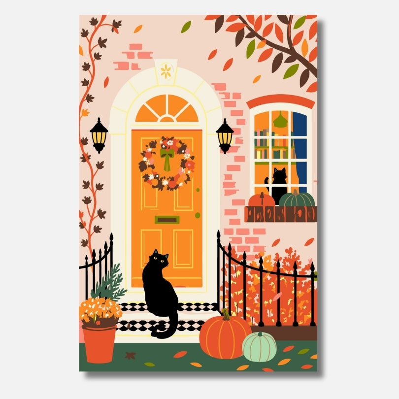 Pumpkin Porch - Malen nach Zahlen