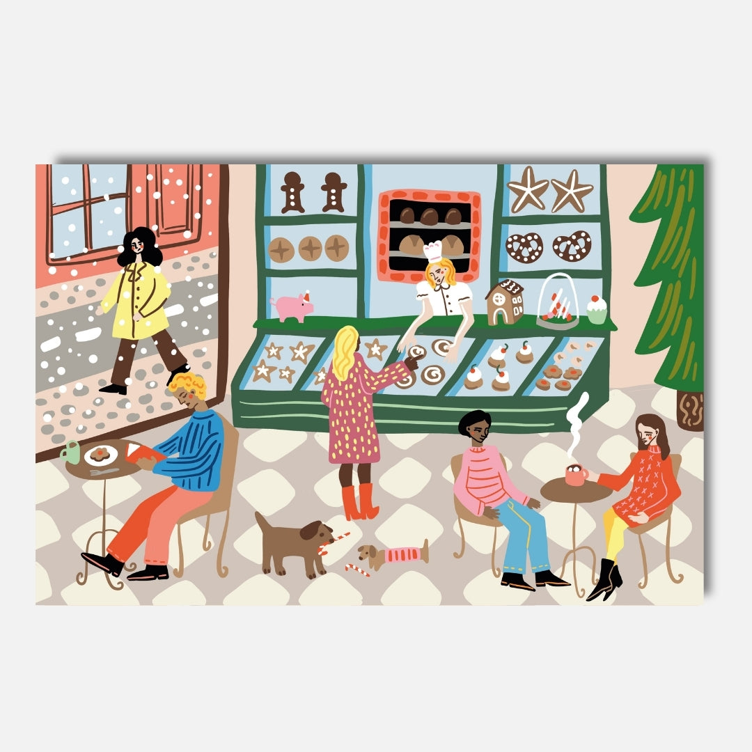 Weihnachtsbäckerei - Malen nach Zahlen Adventskalender