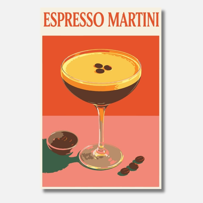 Espresso Martini - Malen nach Zahlen