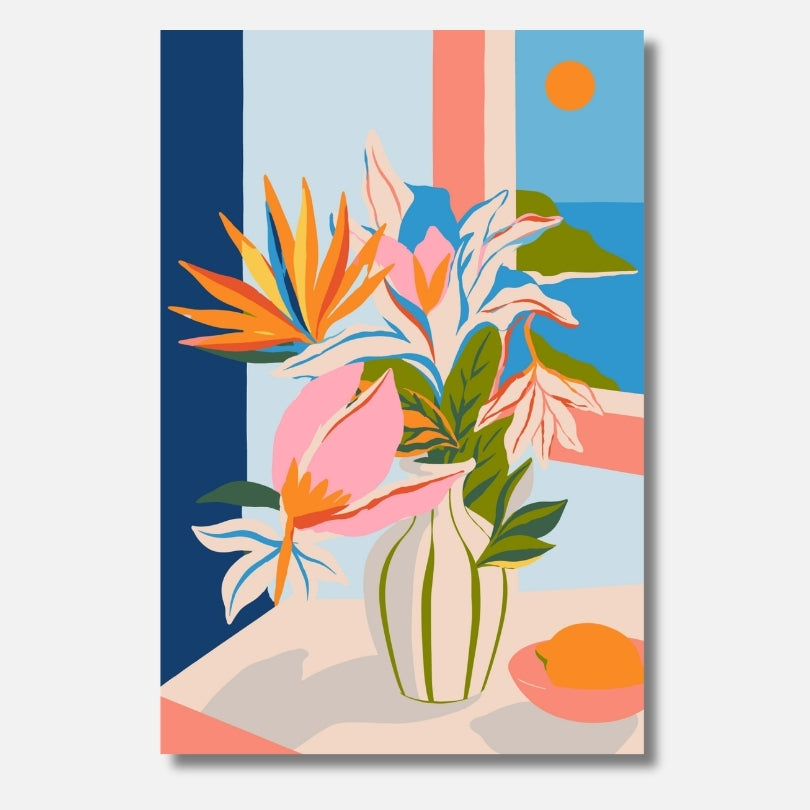 Island Bouquet - Malen nach Zahlen
