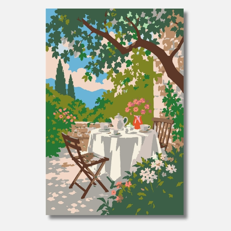 Garden Breakfast - Malen nach Zahlen