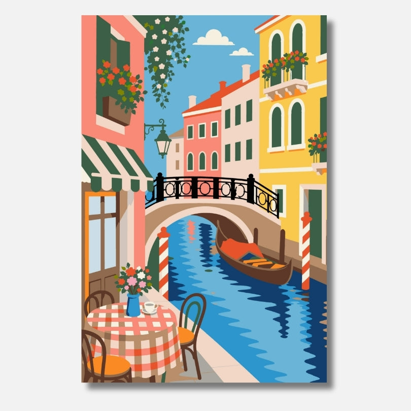 Afternoon in Venice - Malen nach Zahlen