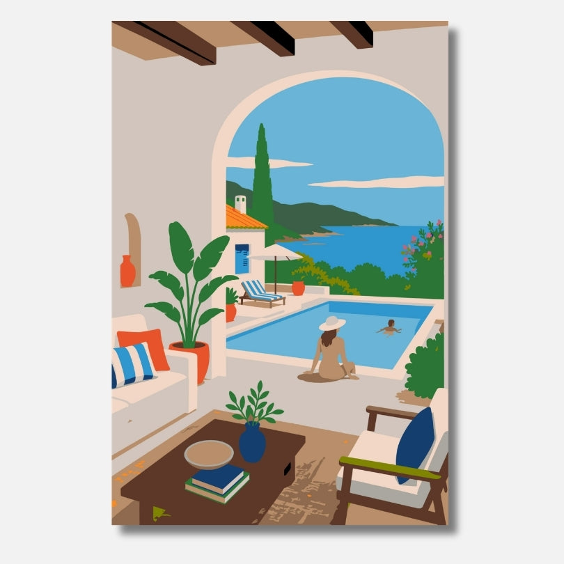 Summer Retreat - Malen nach Zahlen