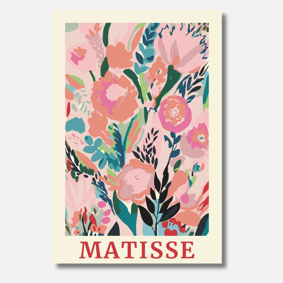 Matisse Flowers - Malen nach Zahlen