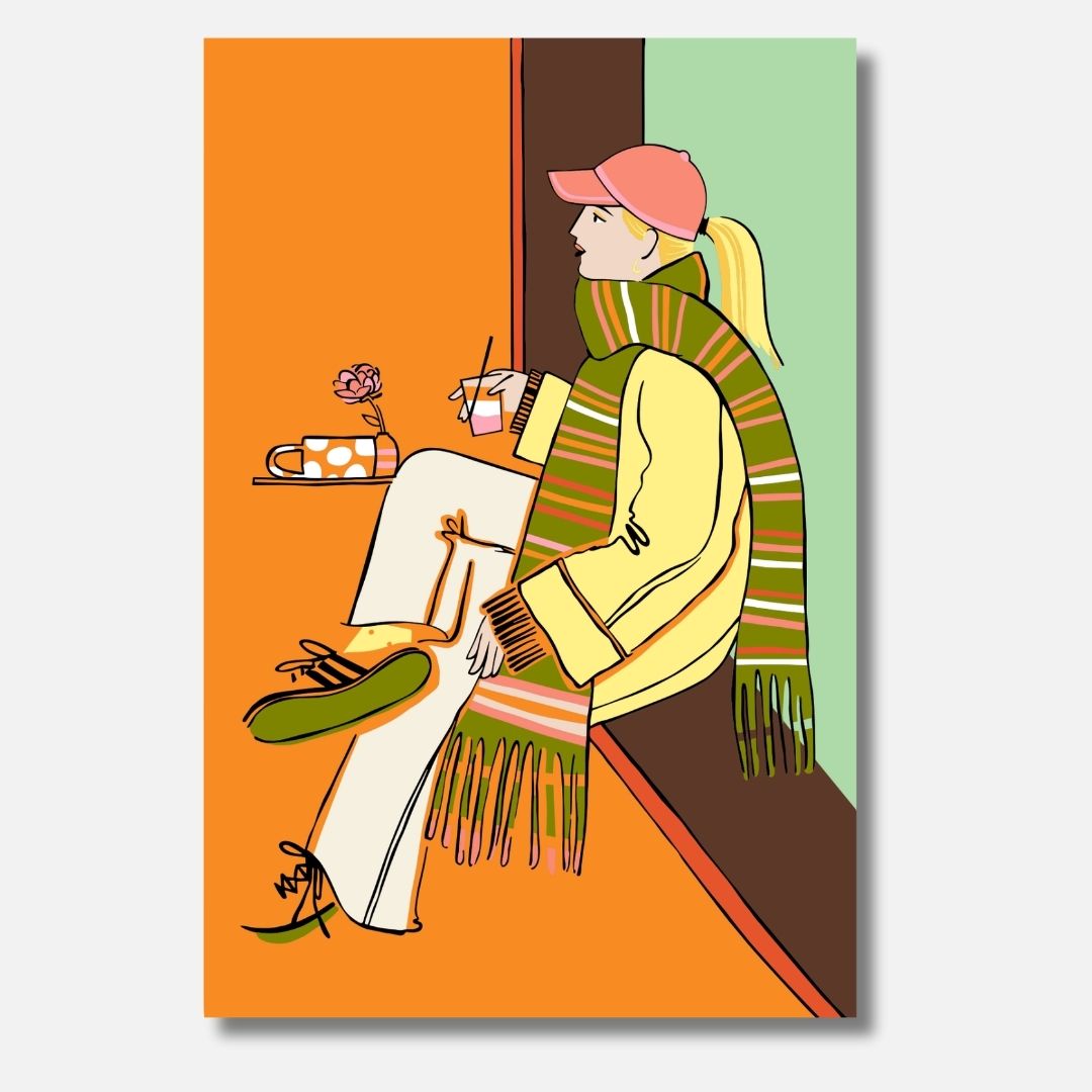 Terrassen geöffnet - Malen nach Zahlen