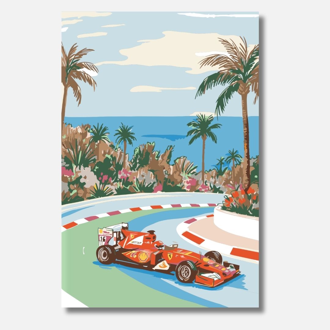 Coastal Curve - Malen nach Zahlen