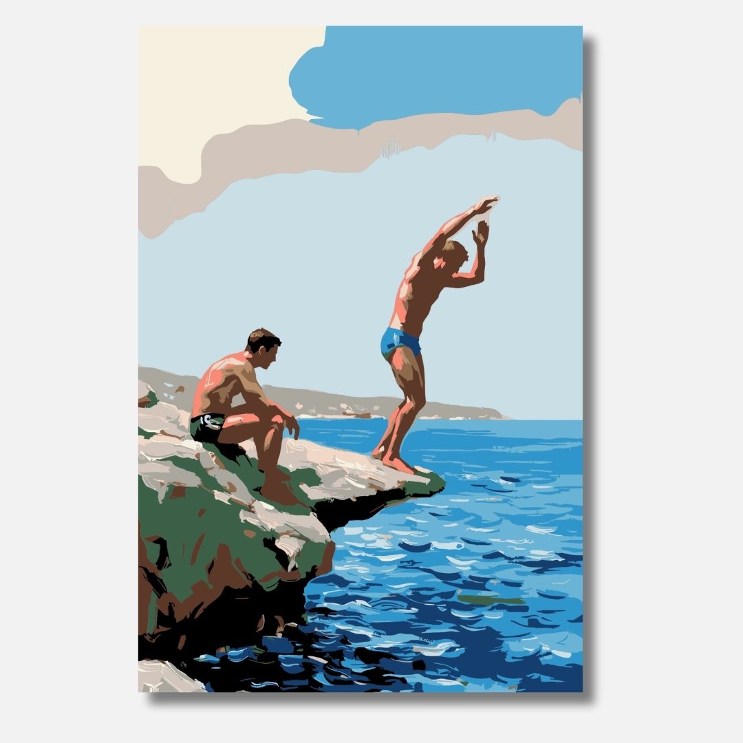 Into Blue - Malen nach Zahlen