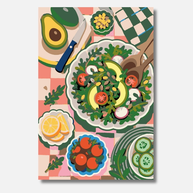 Green Delight - Malen nach Zahlen