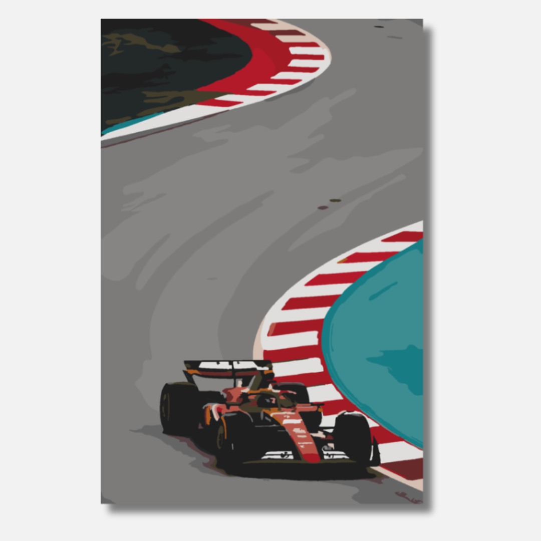 Race Curve  - Malen nach Zahlen