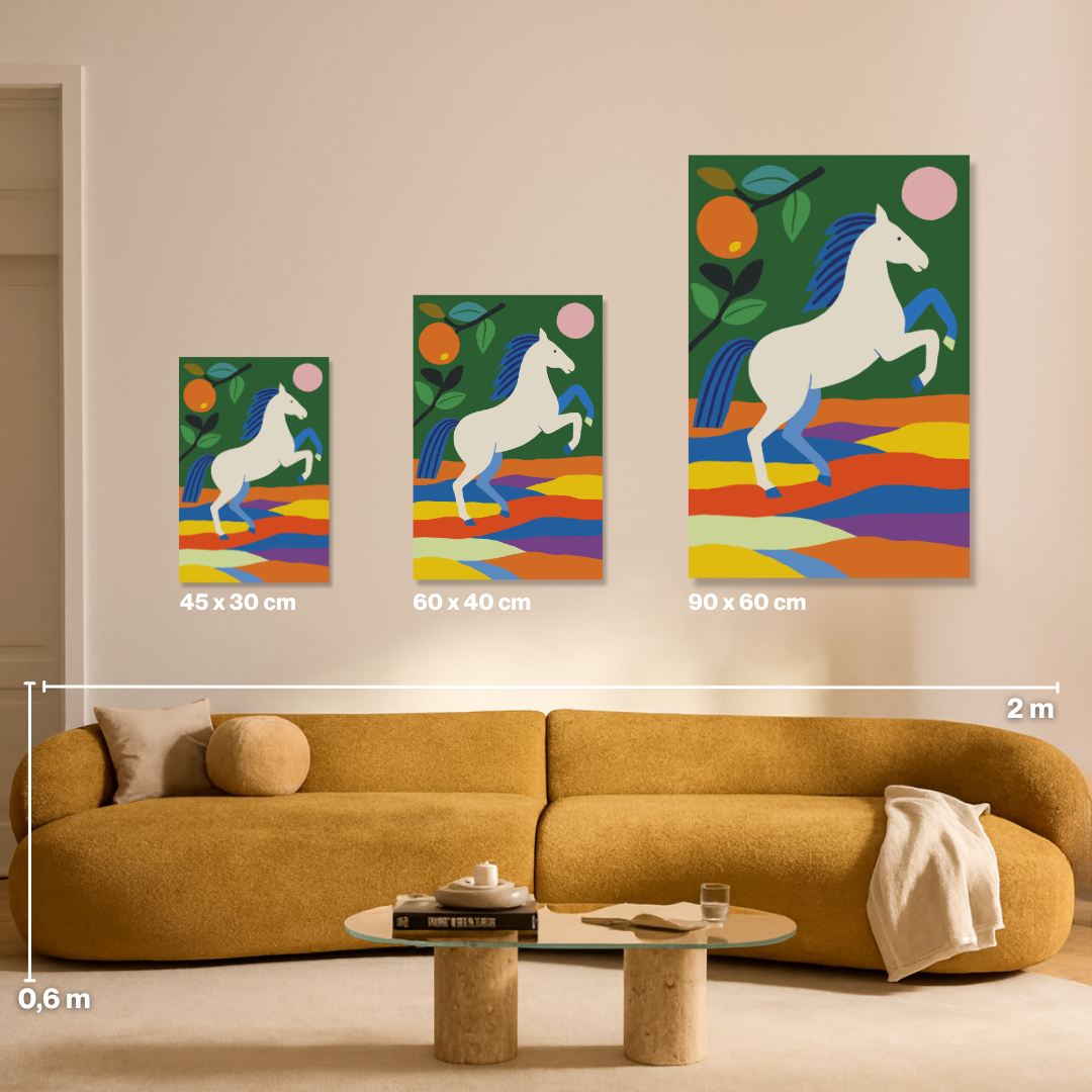 Colorful Horse - Malen nach Zahlen