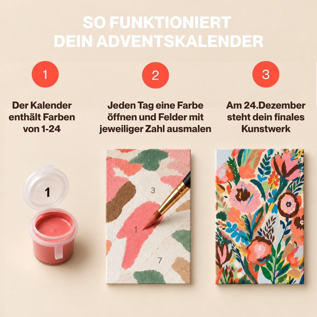 Canalside Christmas - Malen nach Zahlen Adventskalender