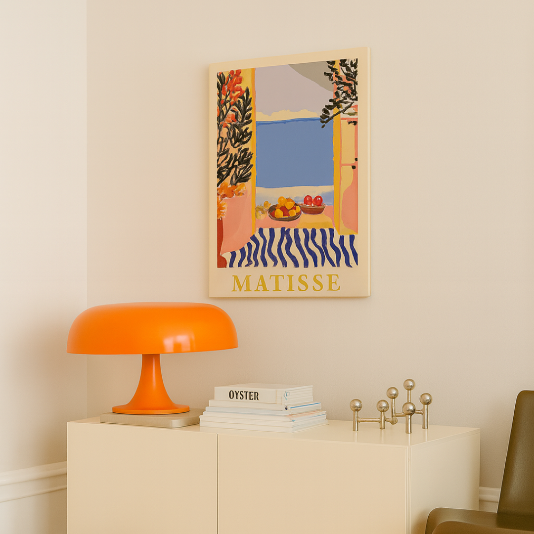 Matisse-Fensterblick - Malen nach Zahlen