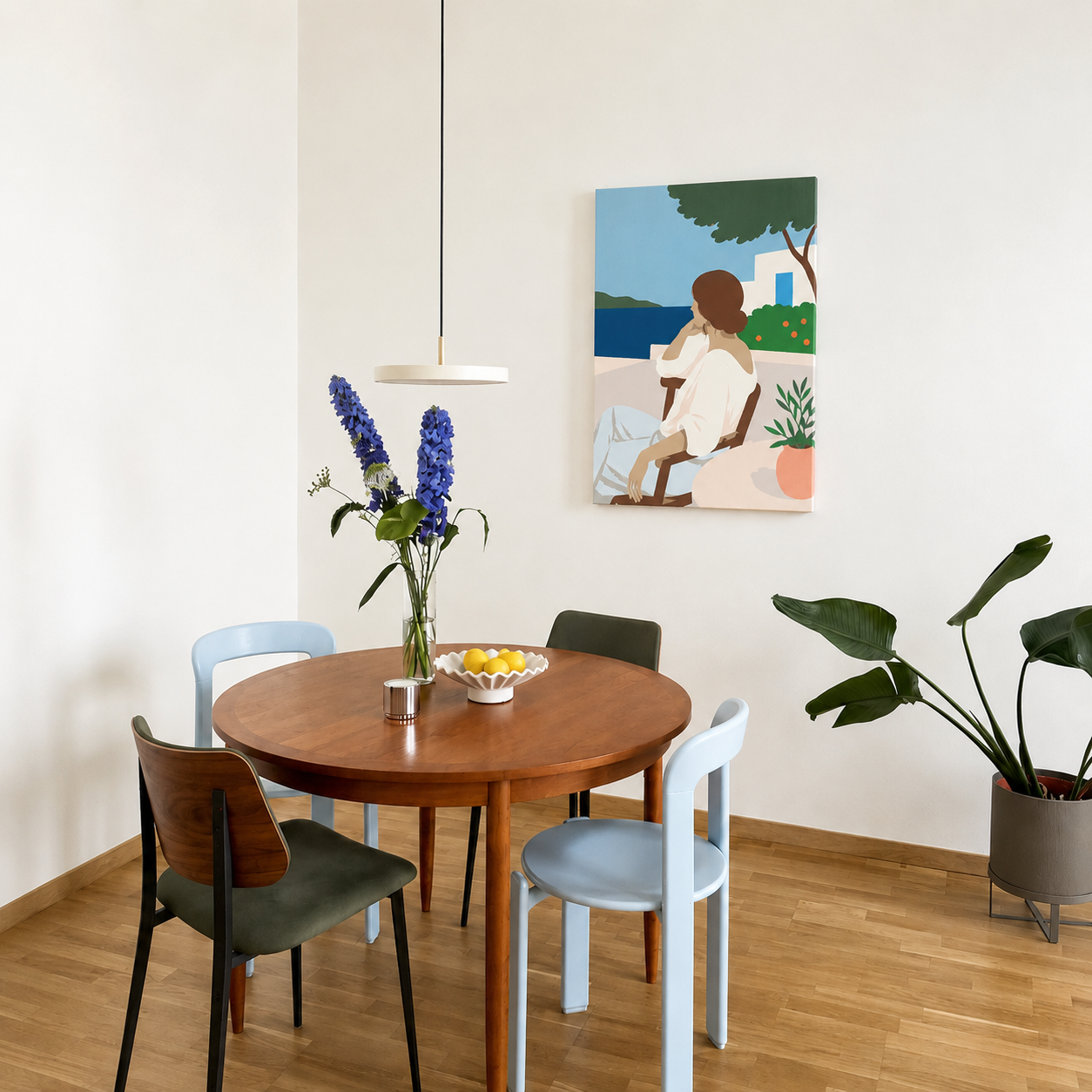 Lost in Blue - Malen nach Zahlen