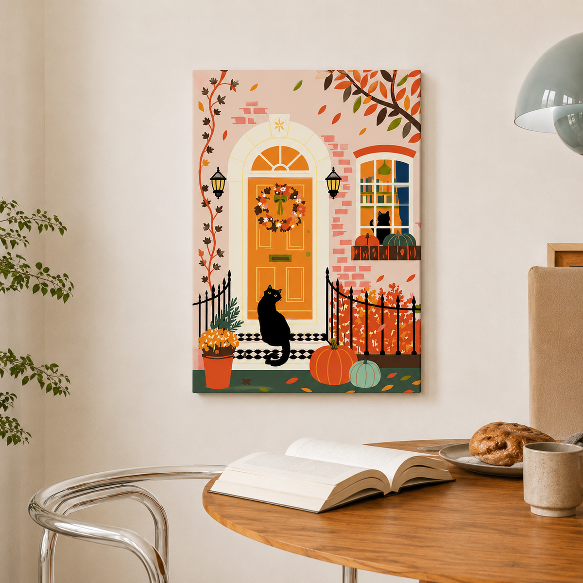 Pumpkin Porch - Malen nach Zahlen
