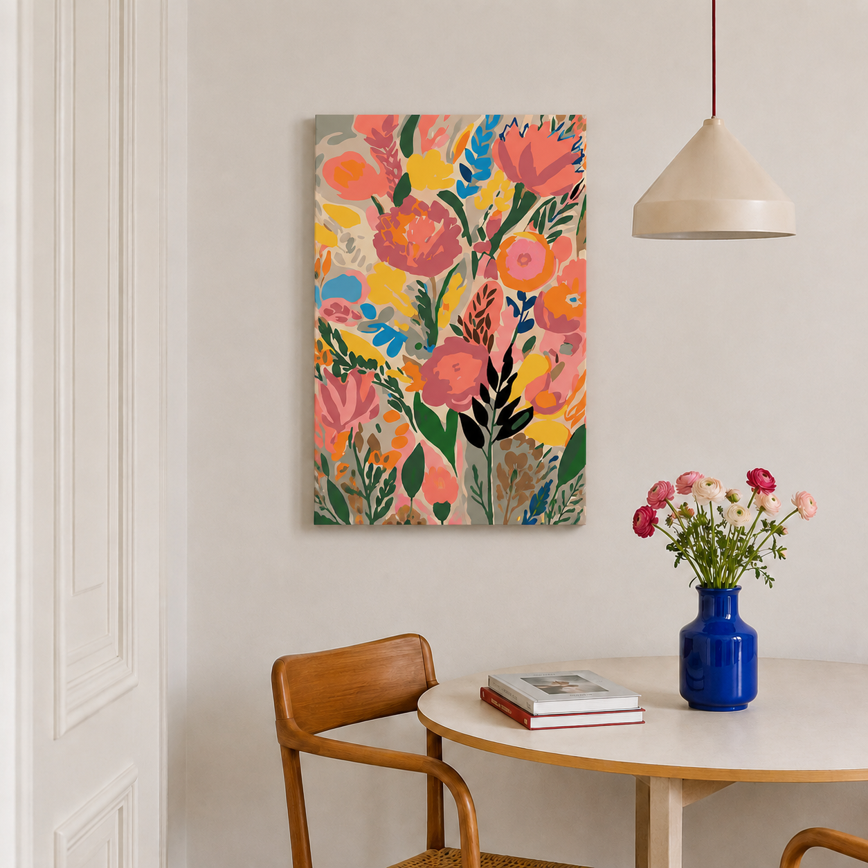 Blush Blossoms - Malen nach Zahlen