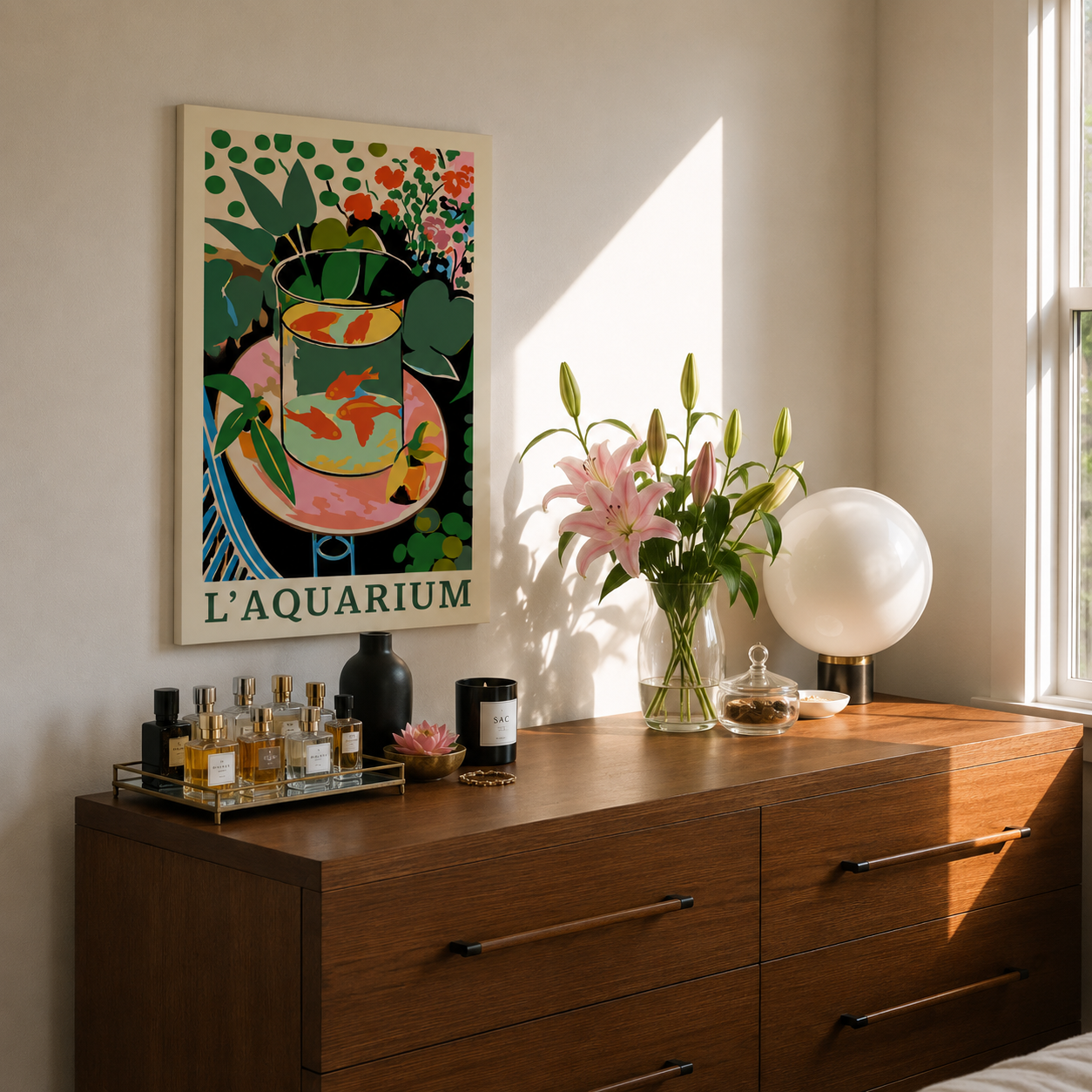 L´Aquarium inspiriert von Matisse - Malen nach Zahlen