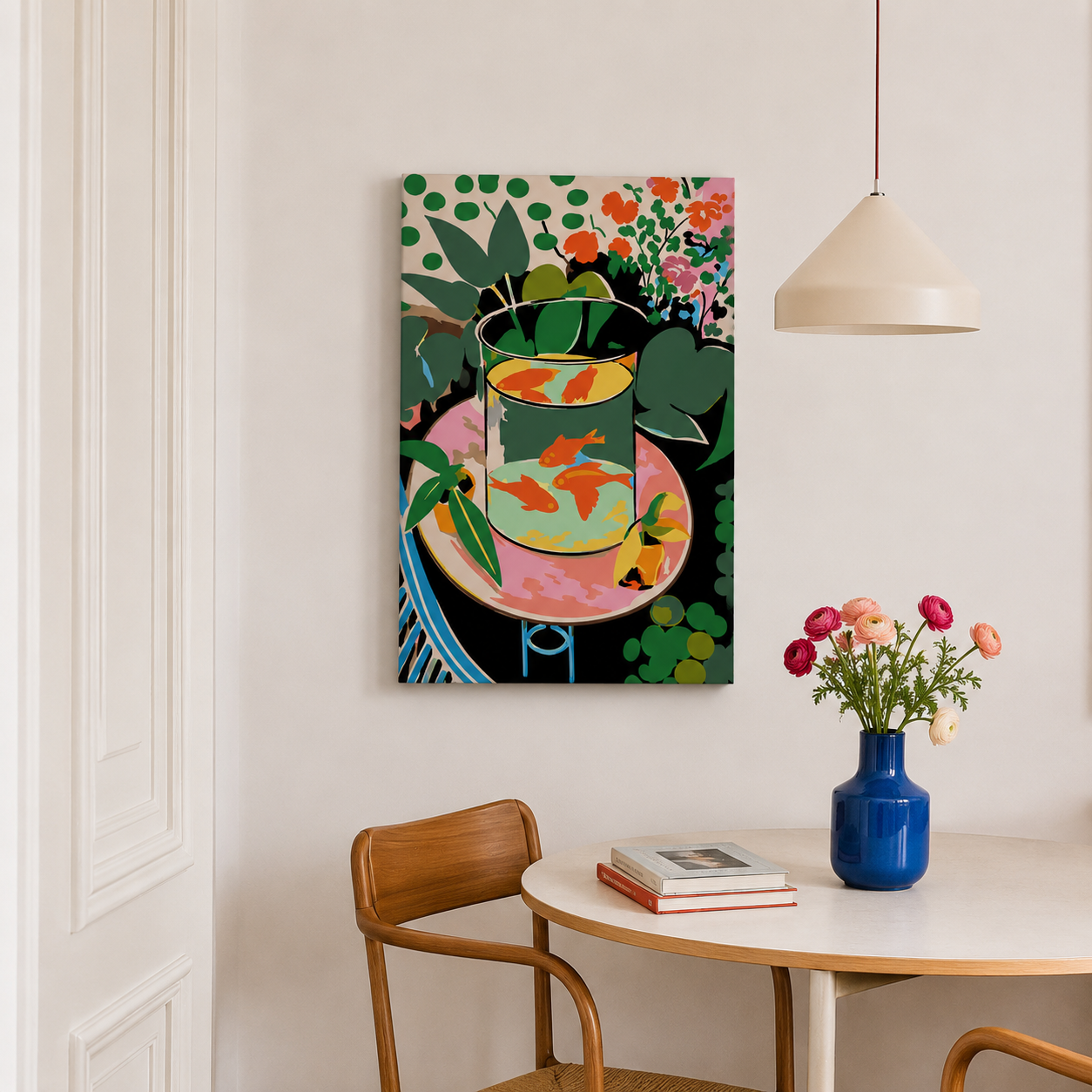 Golden Reflections inspiriert von Matisse - Malen nach Zahlen
