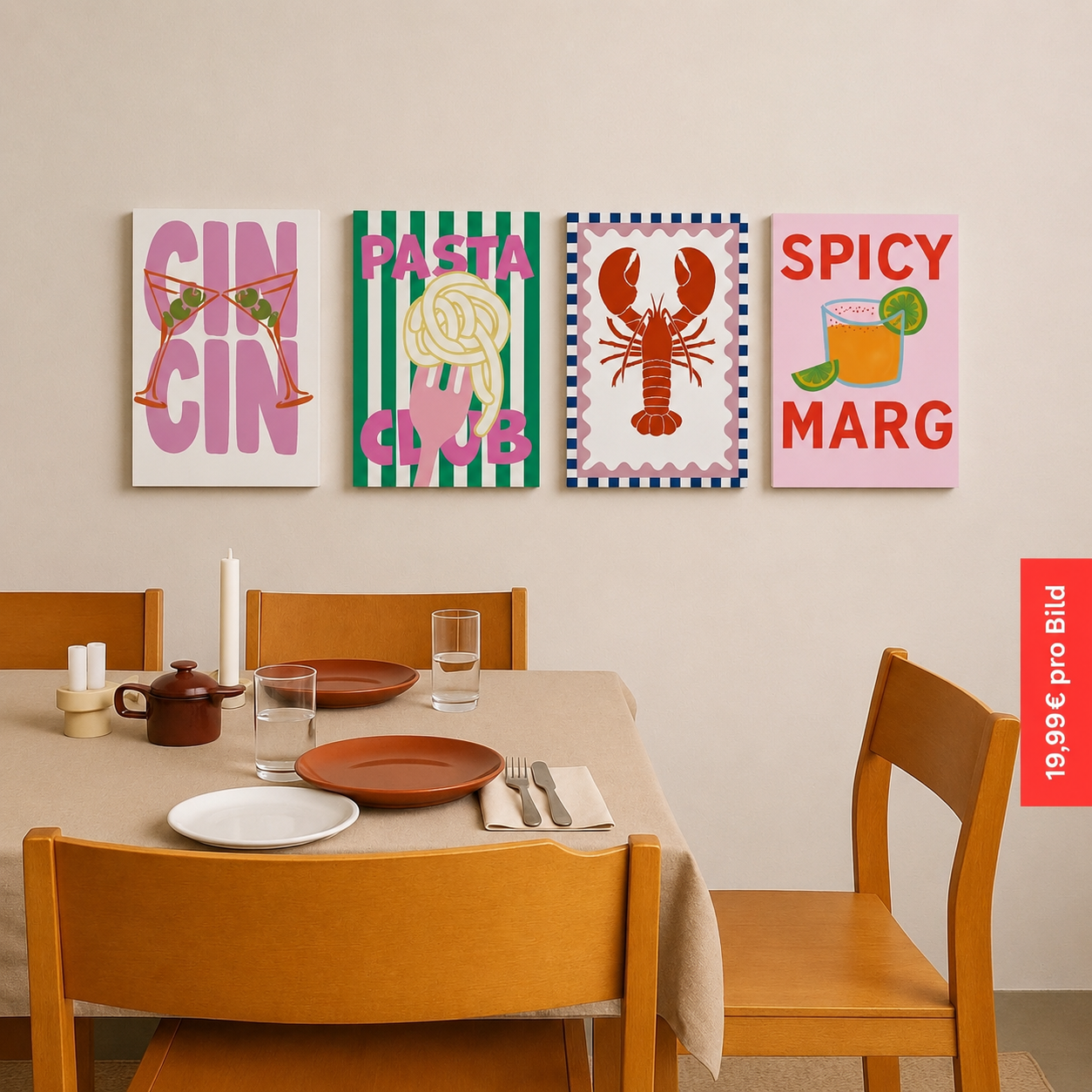 Dinner Party - Ausmalbox