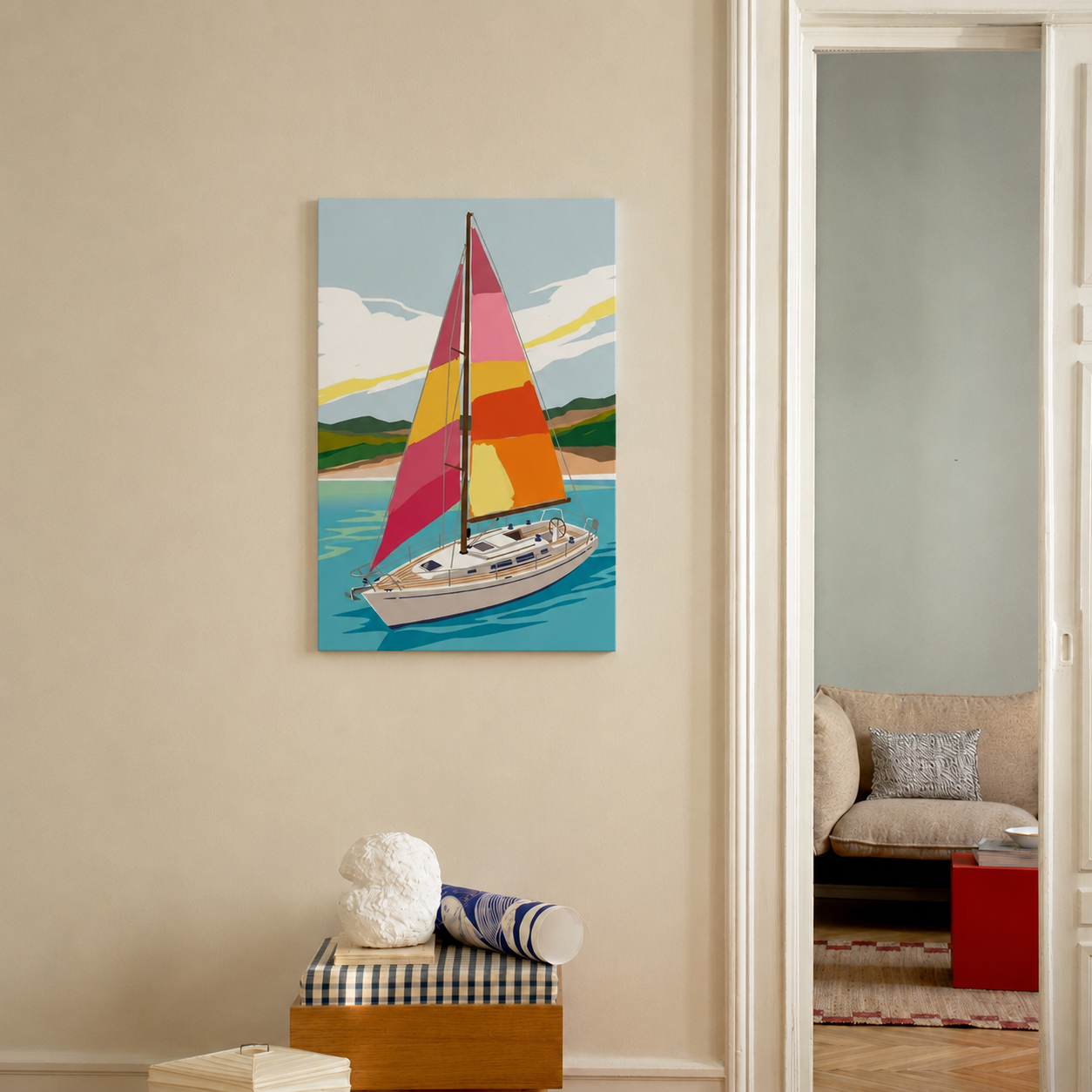 Sailing in Summer - Malen nach Zahlen