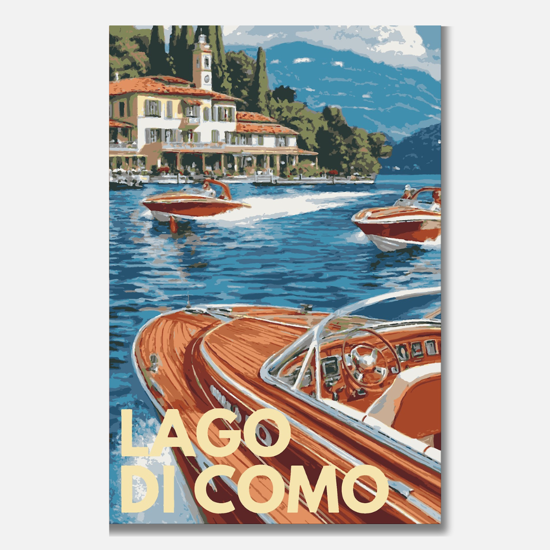 Lago Di Como - Malen nach Zahlen