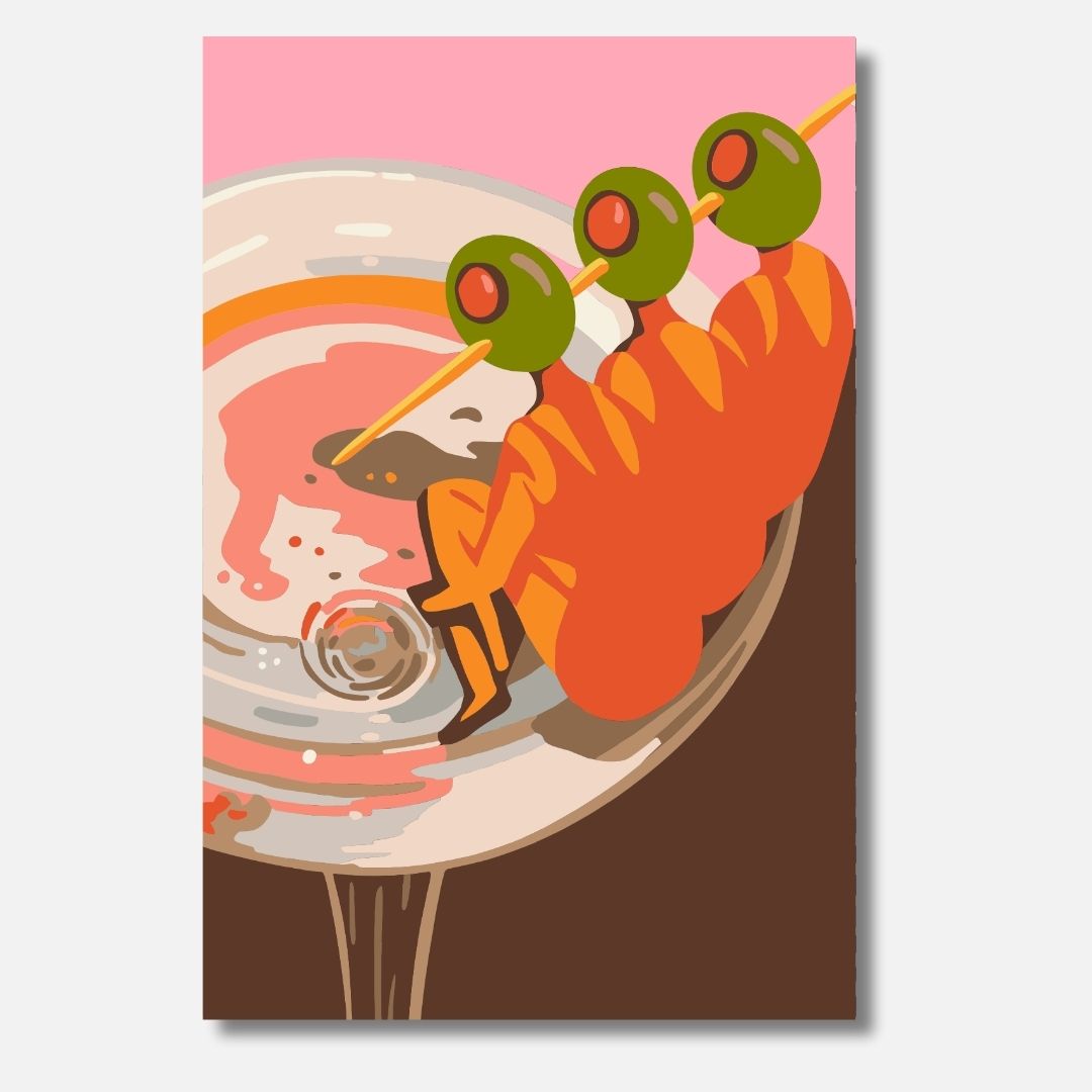 Martini Ladies - Malen nach Zahlen