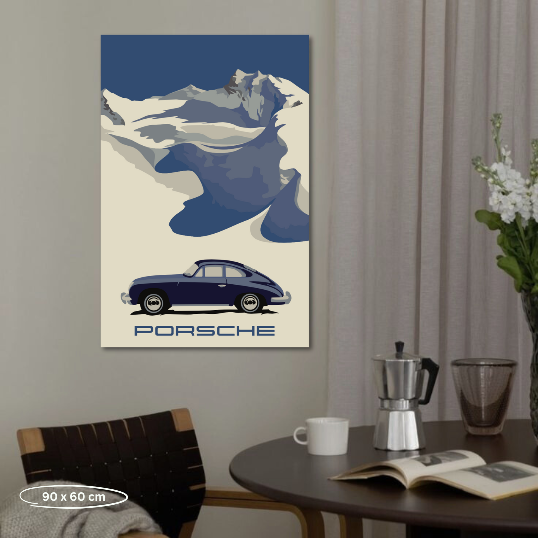 Porsche in den Bergen