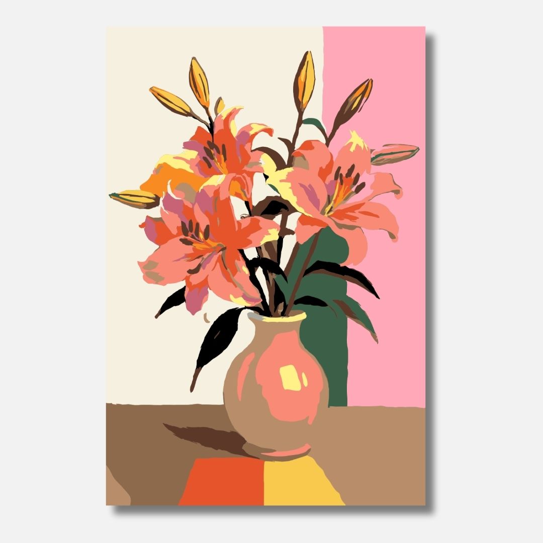 Lily - Malen nach Zahlen