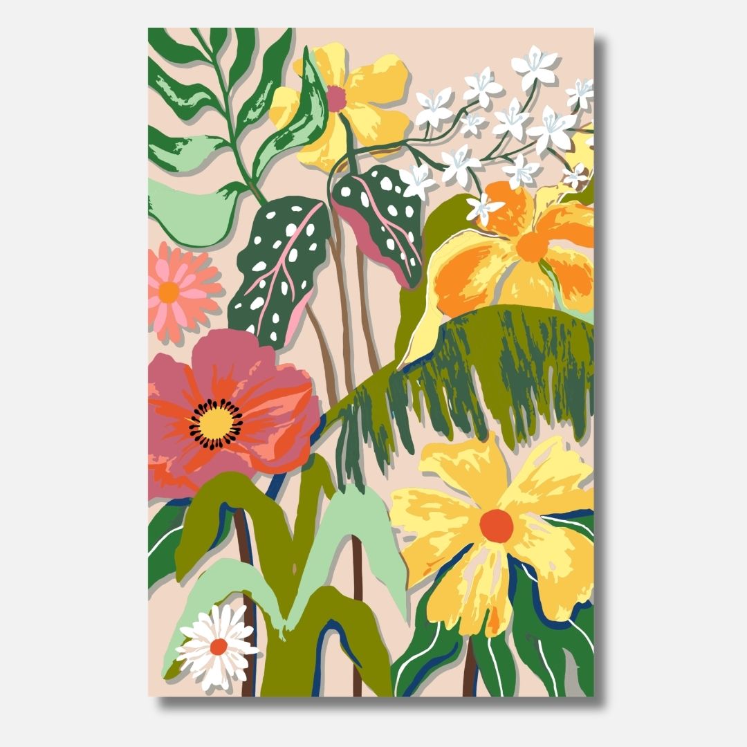Flores y Plantas - Malen nach Zahlen