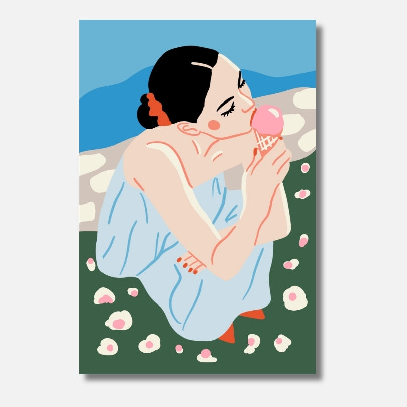 One more Scoop - Mini Malen nach Zahlen