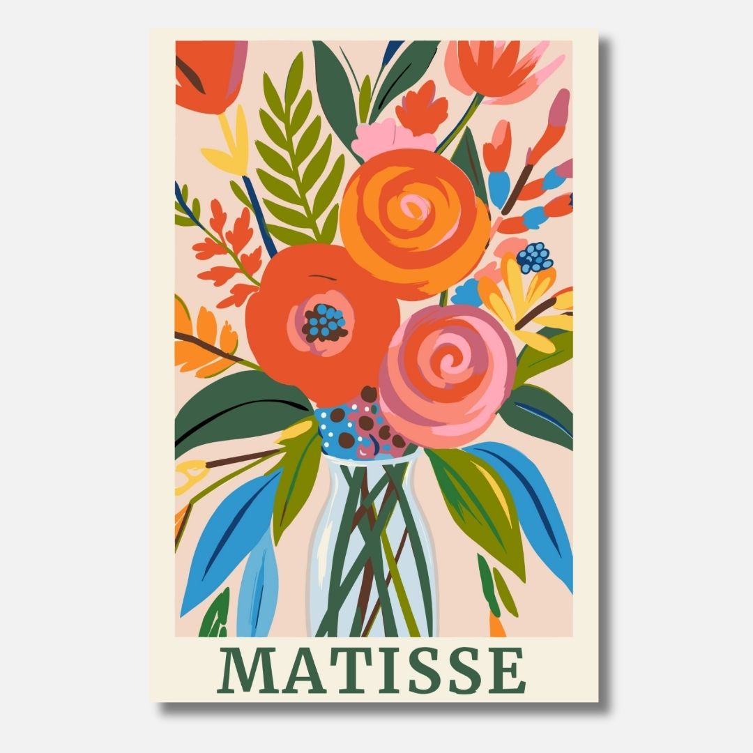 Matisse Blüten - Malen nach Zahlen
