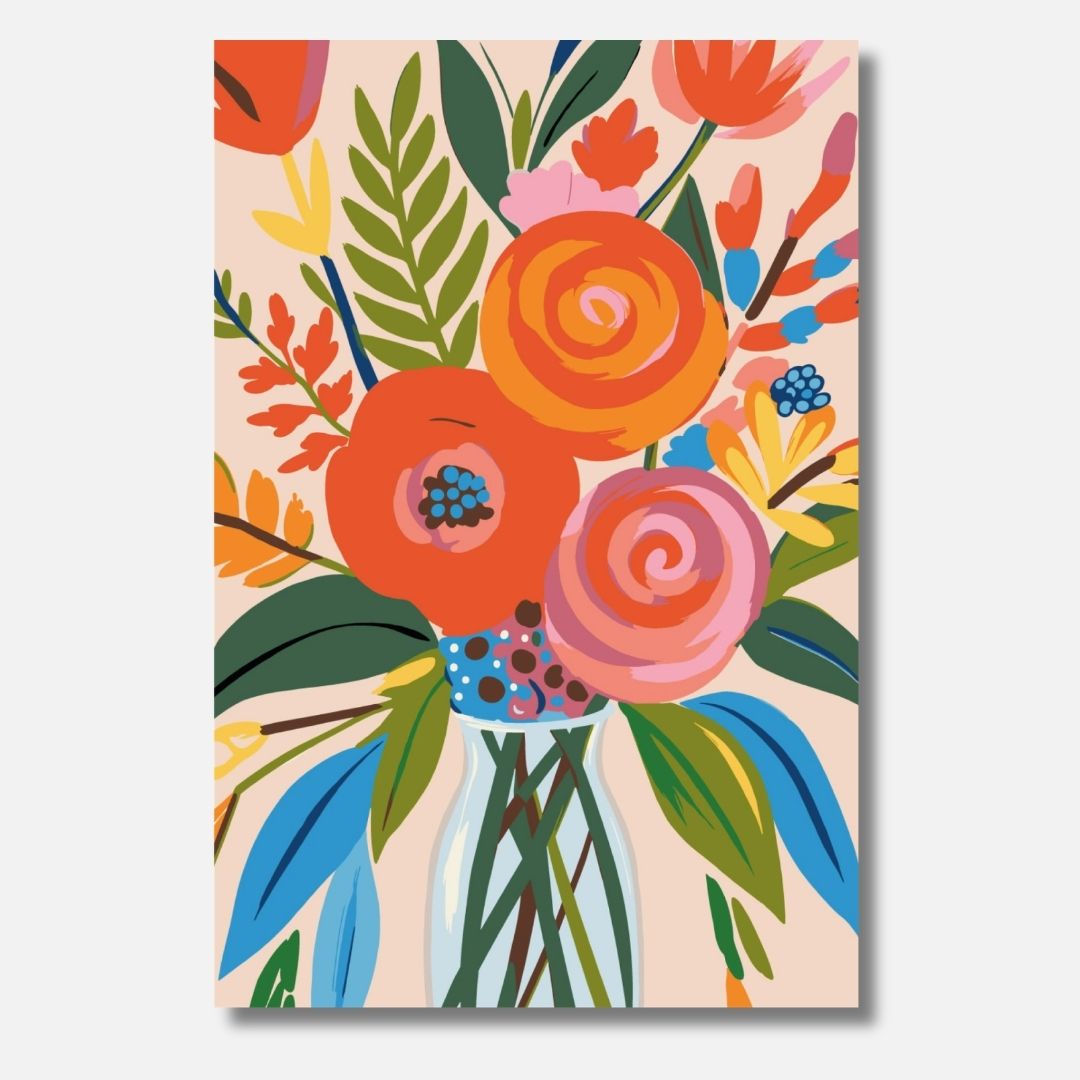 Matisse Blumenstrauß - Malen nach Zahlen