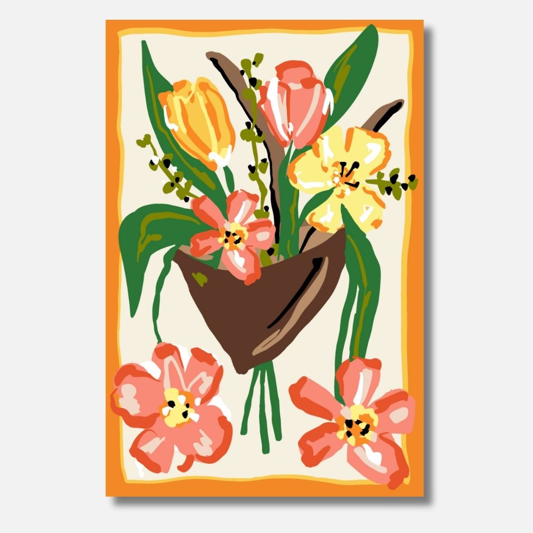 Flowers - Malen nach Zahlen