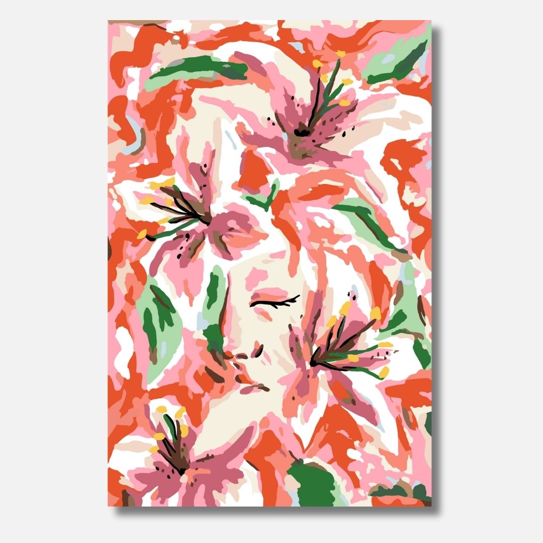 Lost in Lillies - Malen nach Zahlen