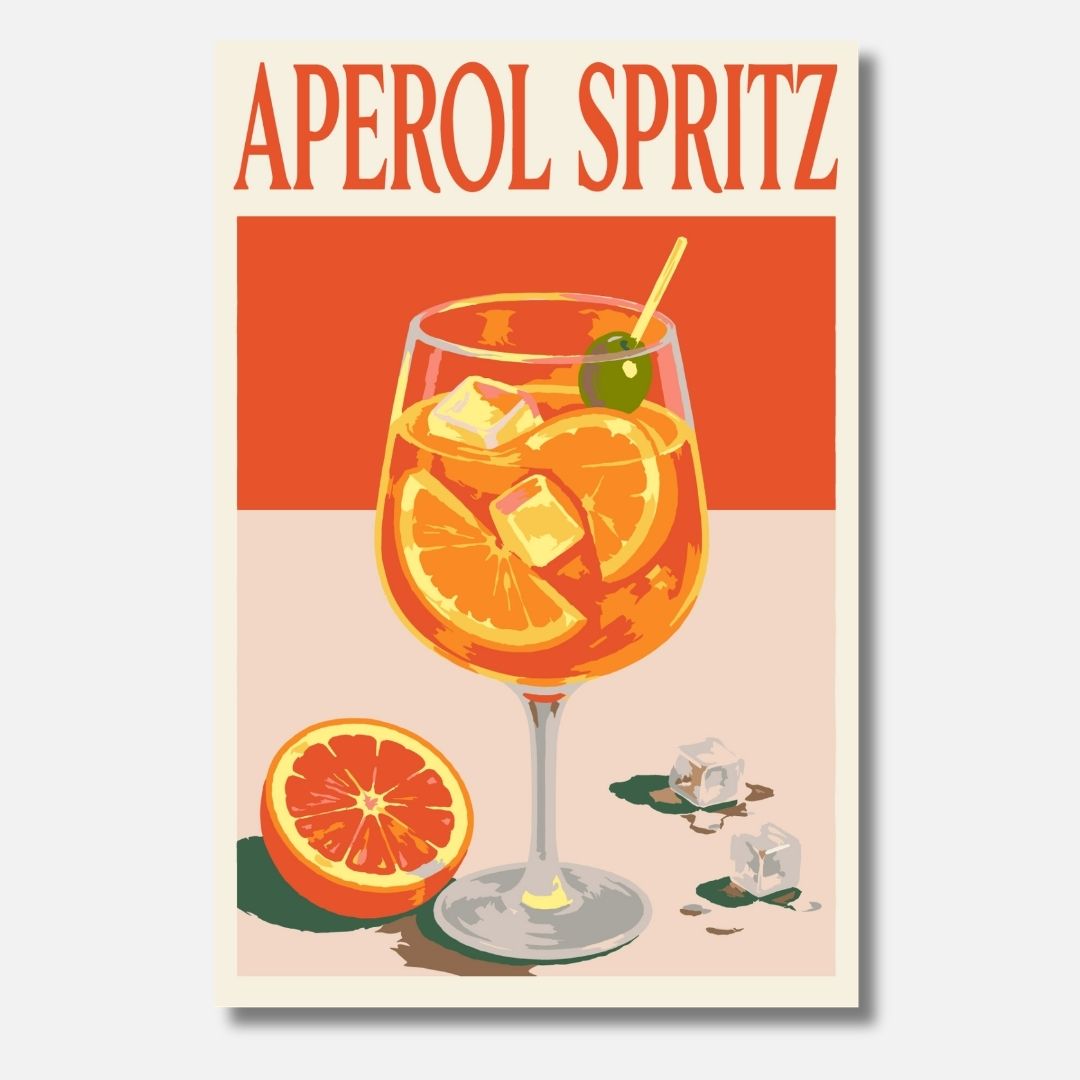 Aperol Spritz - Malen nach Zahlen