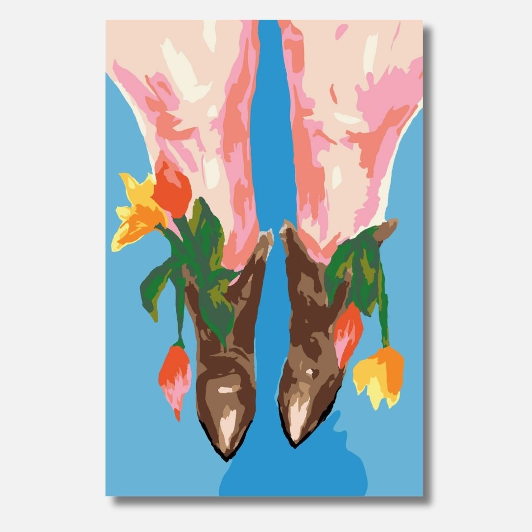 Flowers to go - Malen nach Zahlen