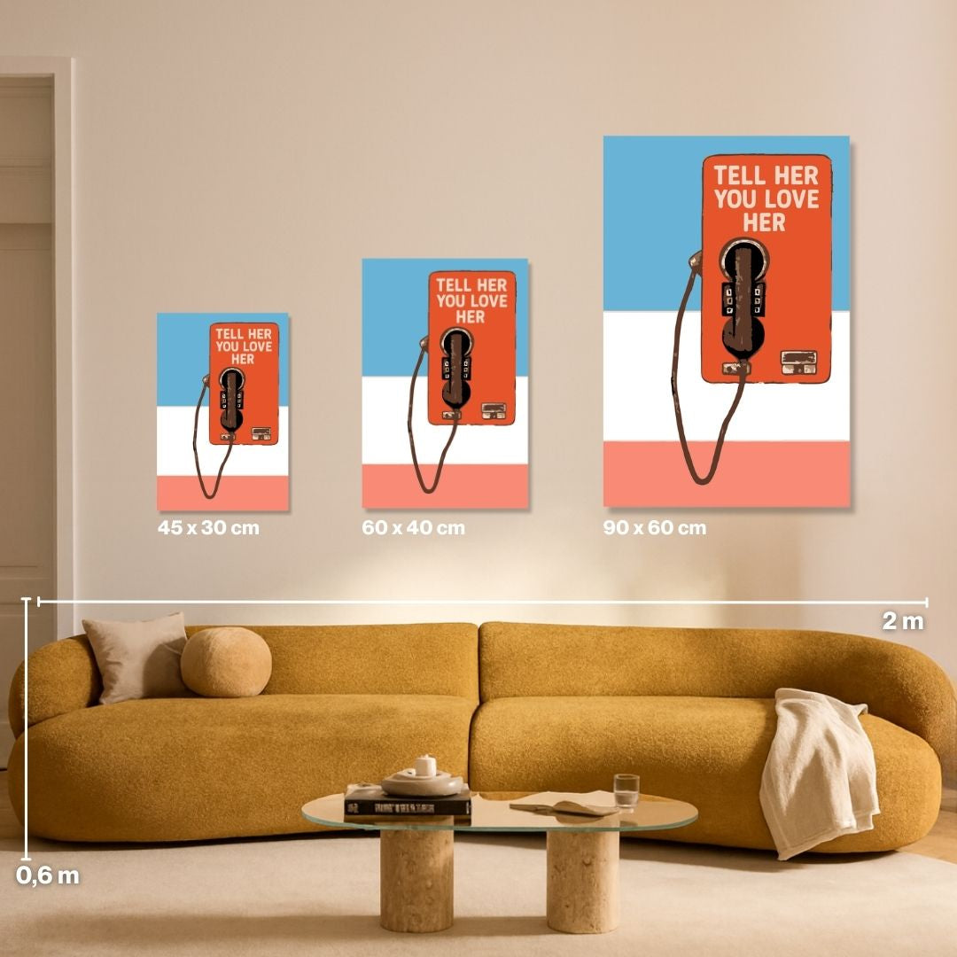 Tell her you love her  - Malen nach Zahlen