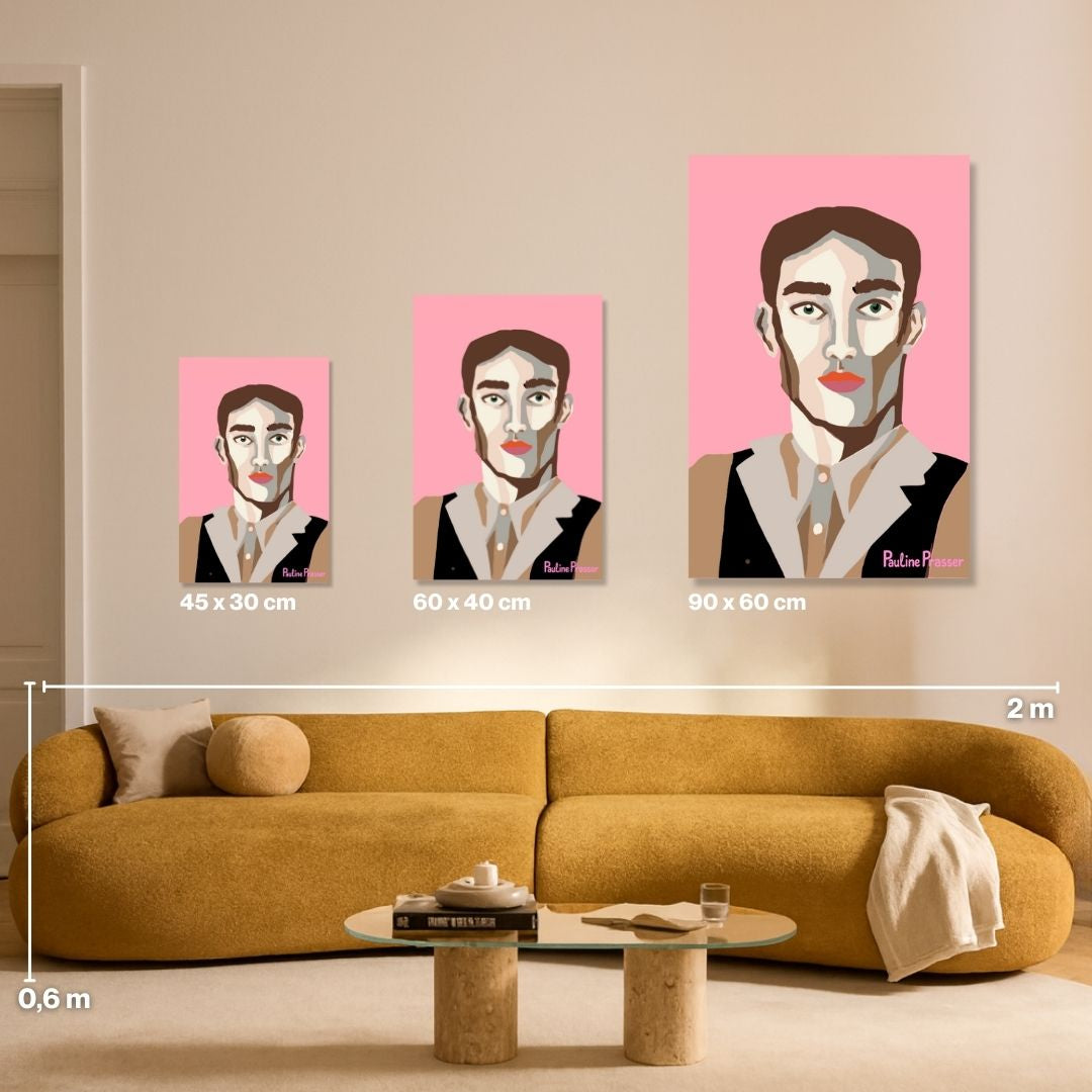 If You're Single Paint Yourself A Handsome Guy - Malen nach Zahlen