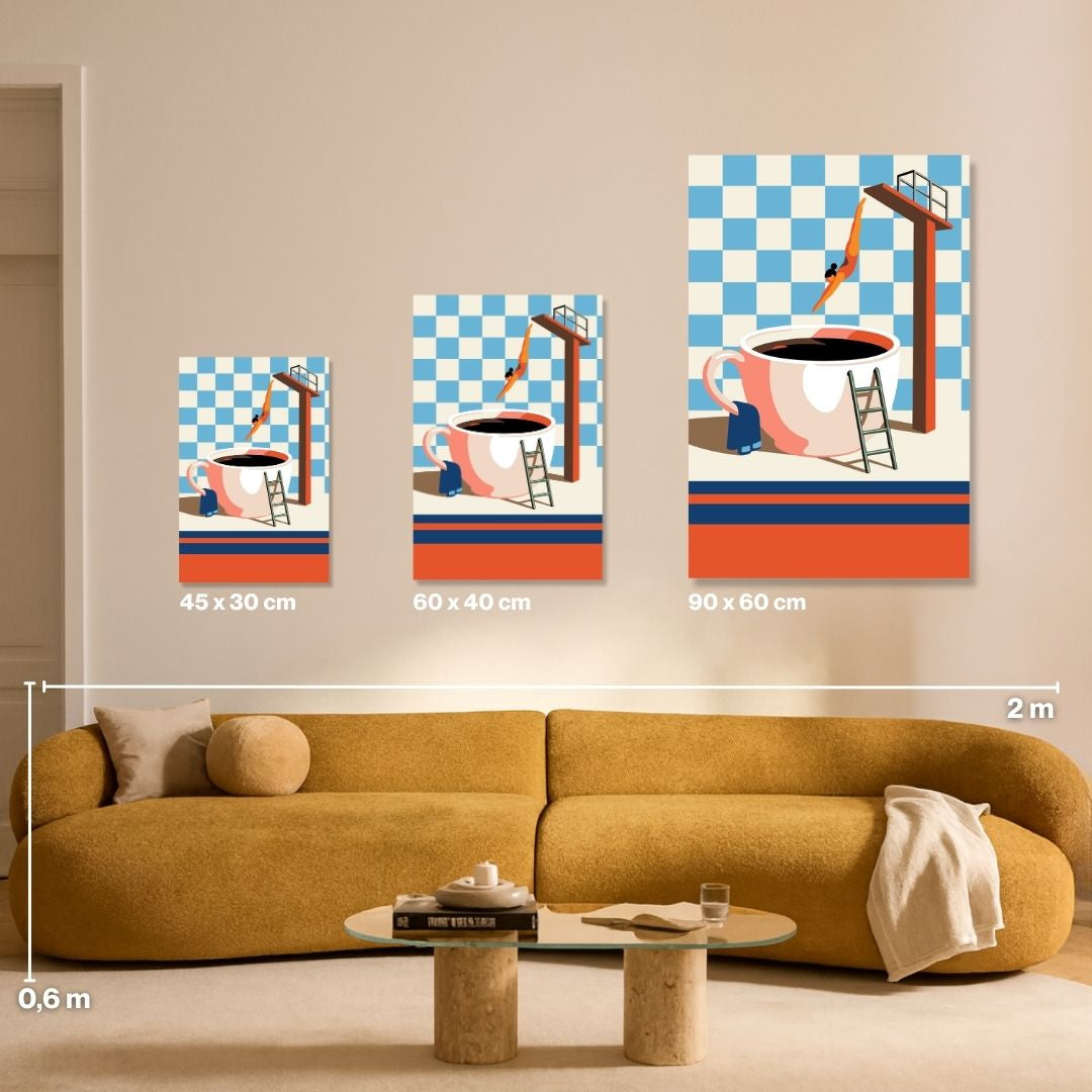 Kaffeesprung  - Malen nach Zahlen