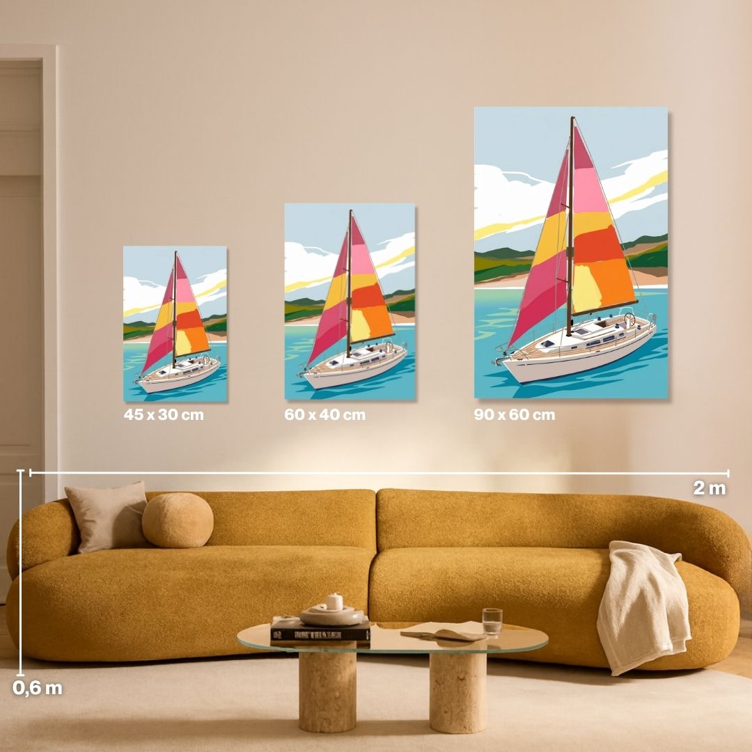 Sailing in Summer - Malen nach Zahlen