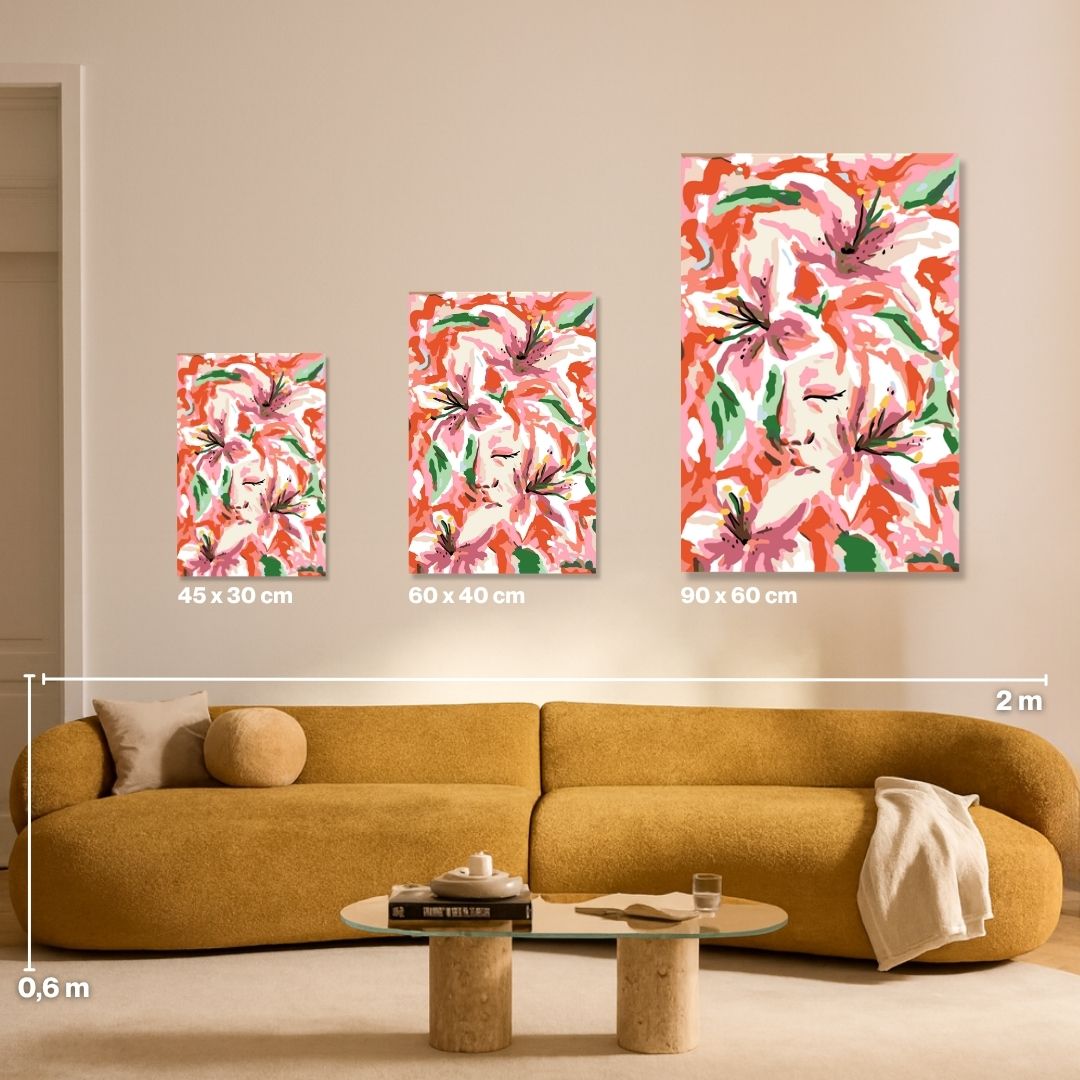 Lost in Lillies - Malen nach Zahlen