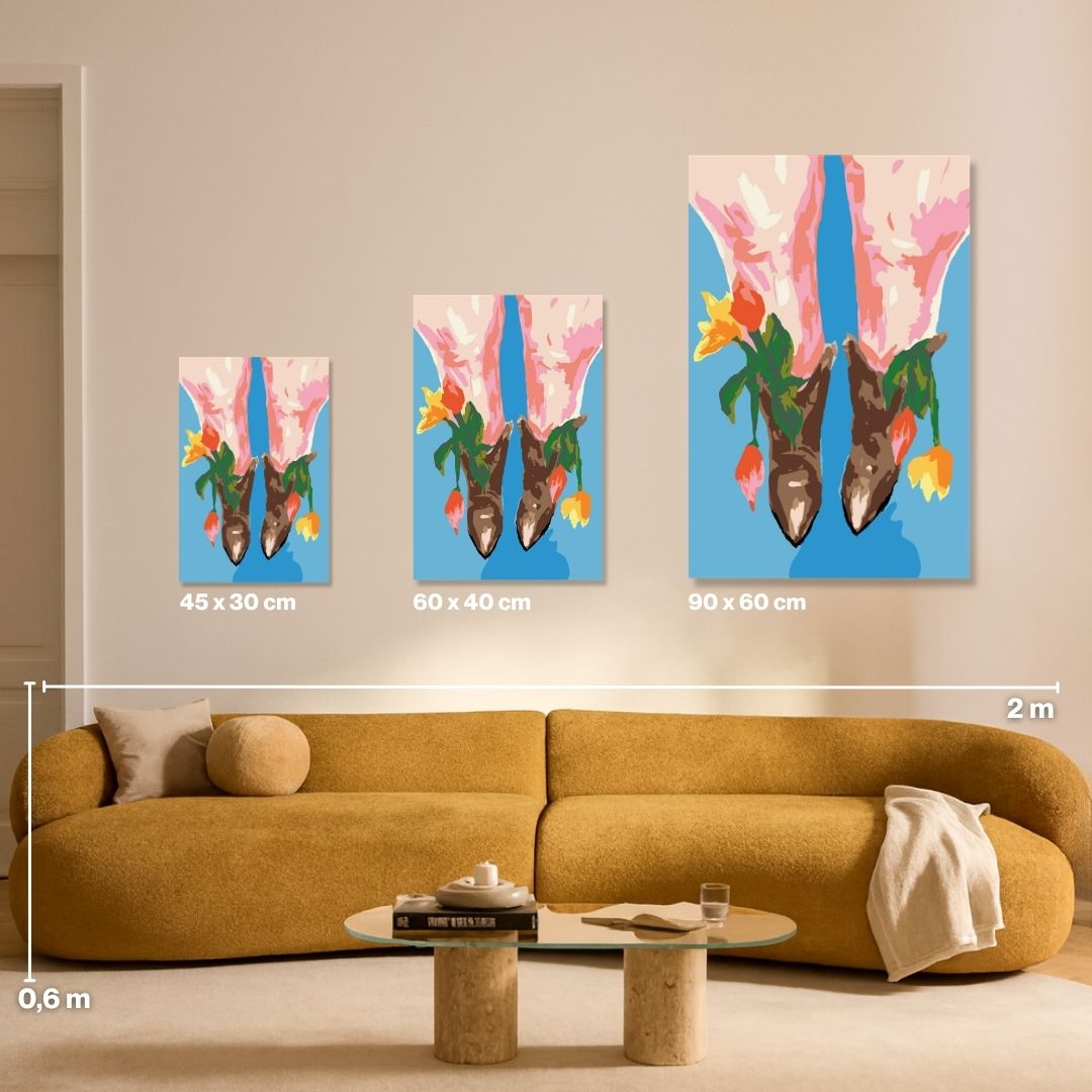 Flowers to go - Malen nach Zahlen