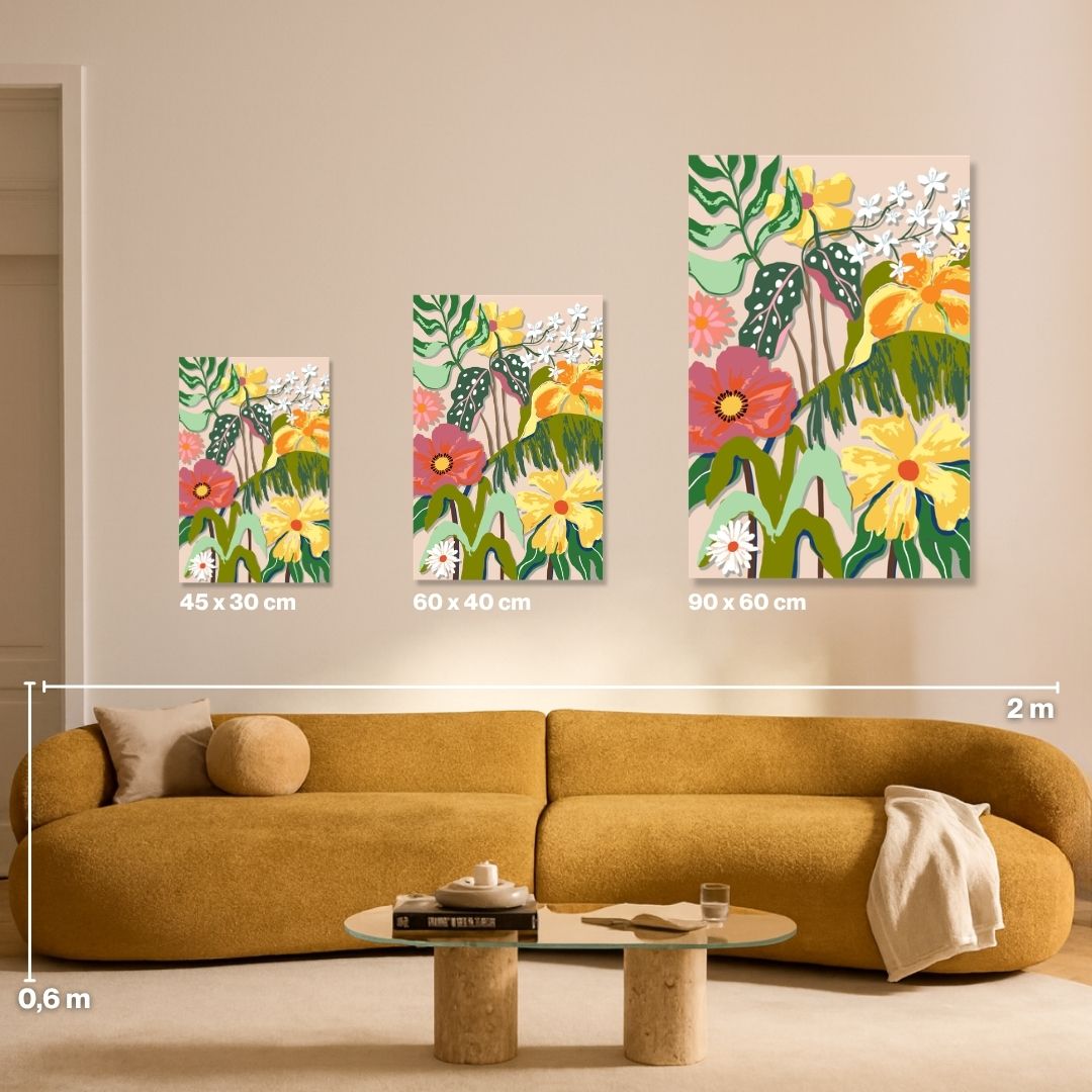 Flores y Plantas - Malen nach Zahlen