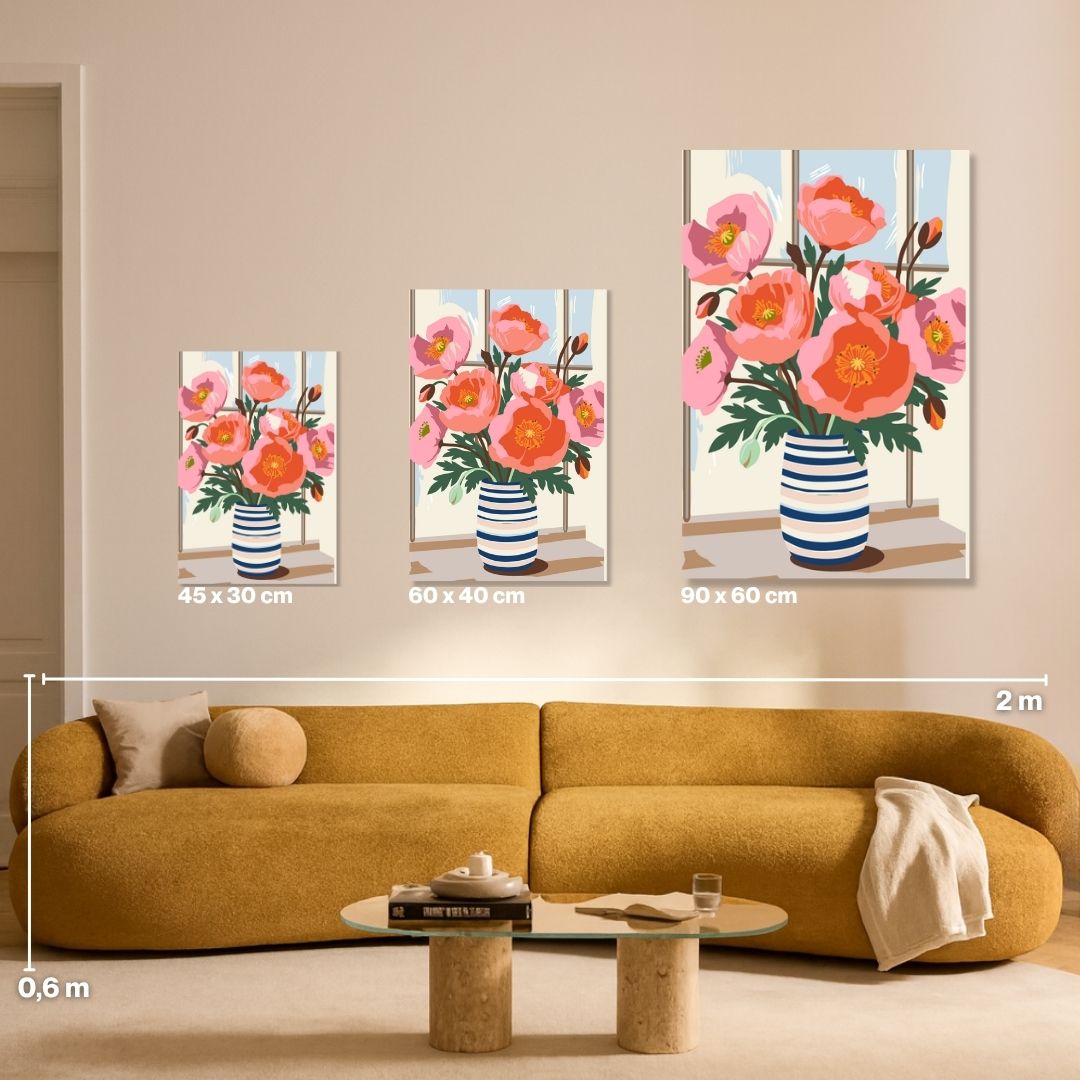 Blossoms in Sunlight - Painting by numbers