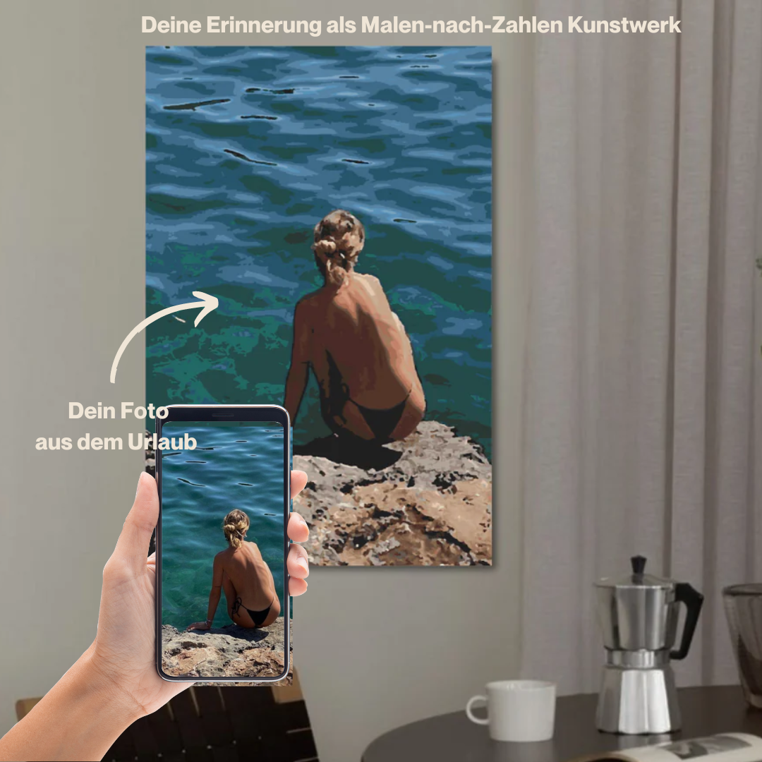 Malen nach Zahlen - eigenes Foto von Habitus Art